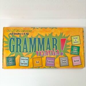 Grammar Mania Educational ESL Board Game